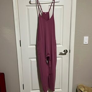 Pink oversized romper